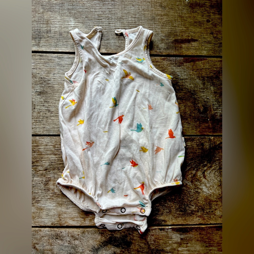 Red Caribou Baggy Onesie 0-3 months